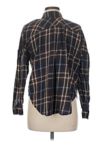 Blu Pepper Long Sleeve Button-Down Shirt (view 2)