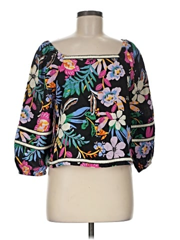 C&C California 3/4 Sleeve Blouse (view 1)