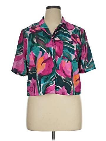 Fabletics Short Sleeve Blouse (view 1)