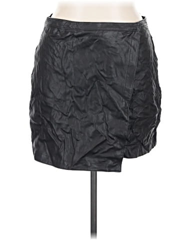 Abercrombie & Fitch Faux Leather Skirt (view 1)
