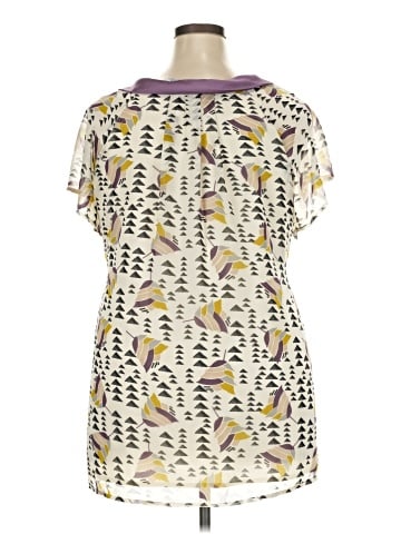 Worthington Short Sleeve Blouse (view 2)