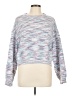 ABound 100% Polyester Color Block Purple Pullover Sweater Size L - photo 1