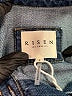 Risen 100% Cotton Blue Denim Jacket Size S - photo 4