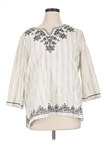 Alfred Dunner 3/4 Sleeve Blouse (view 1)