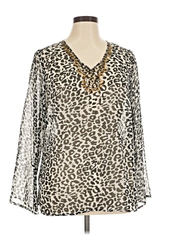 Charter Club Long Sleeve Blouse (view 1)