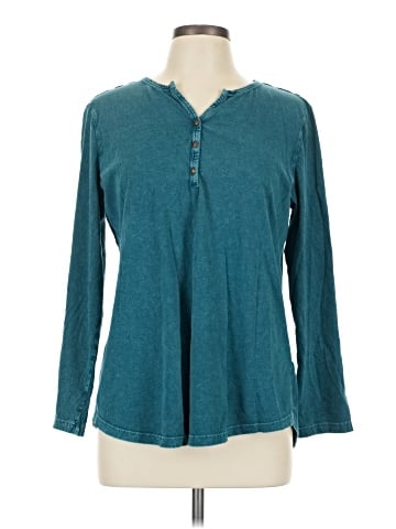 Coldwater Creek Long Sleeve Henley (view 1)