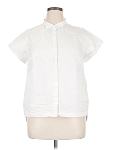 Universal Standard Short Sleeve Blouse (view 1)