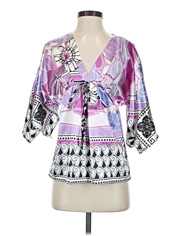 BCBGMAXAZRIA 3/4 Sleeve Blouse (view 1)