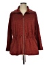 Ruby Rd. 100% Polyester Burgundy Track Jacket Size 1X - photo 1