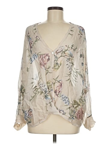 Tempo Paris 3/4 Sleeve Blouse (view 1)