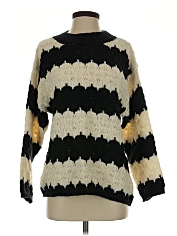 Line & Dot Pullover Sweater (view 1)