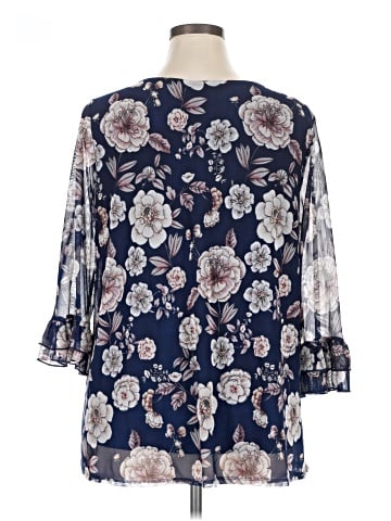 Papermoon 3/4 Sleeve Blouse (view 2)
