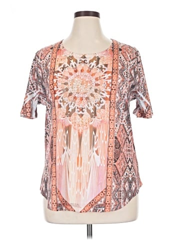 Cj Banks Short Sleeve Blouse (view 1)