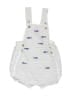 Mud Pie White Overalls Size 0-3 mo - photo 1