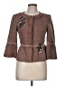BCBGMAXAZRIA Tweed Red Brown Blazer Size M - photo 1