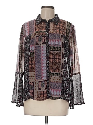 Maurices Long Sleeve Blouse (view 1)