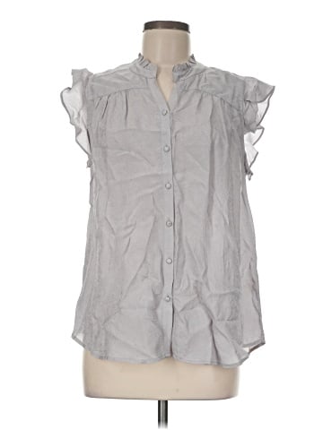 Lovestitch Sleeveless Button-Down Shirt (view 1)