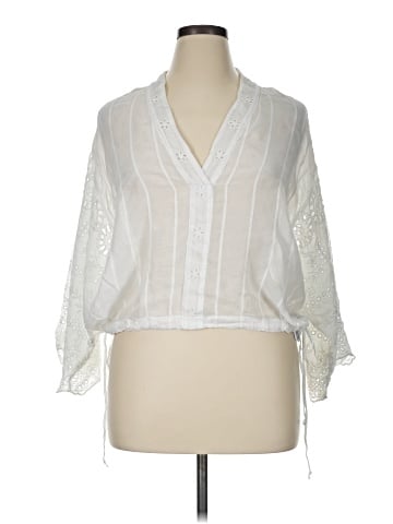 Johnny Was 3/4 Sleeve Blouse (view 1)