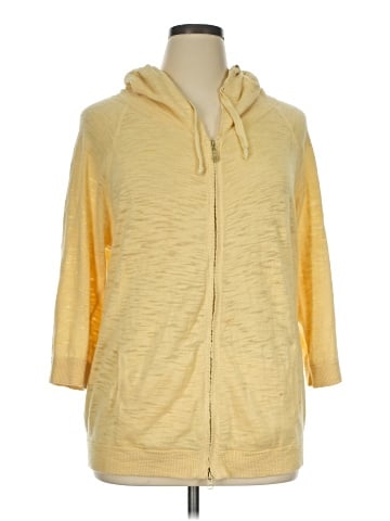 Zenergy by Chico's Zip Up Hoodie (view 1)