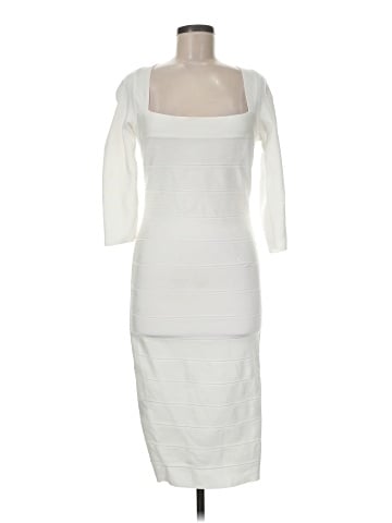 Herve Leger Icon Square Neck Bandage Dress (view 1)