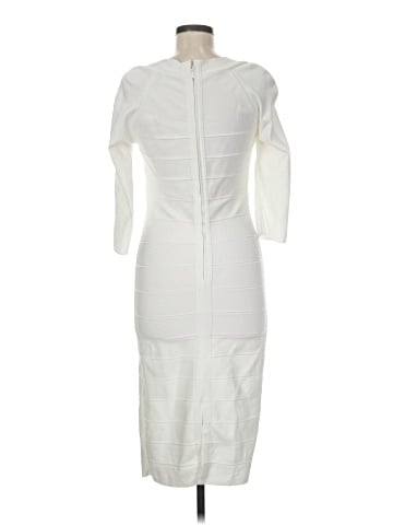 Herve Leger Icon Square Neck Bandage Dress (view 2)