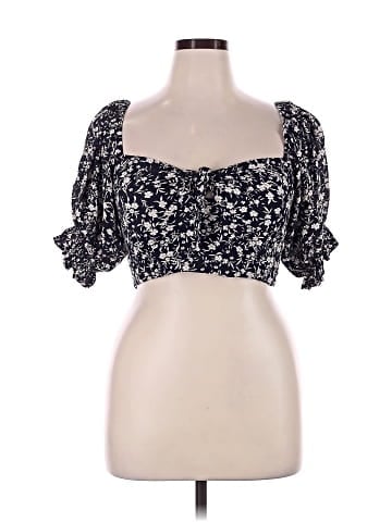 Lulus Short Sleeve Blouse (view 1)
