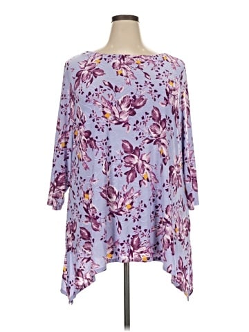 JM Collection 3/4 Sleeve Blouse (view 1)
