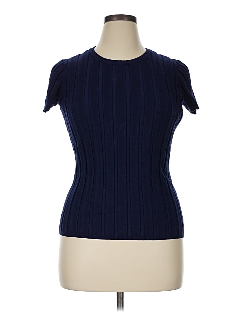 Pre-owned Evolution By Cyrus Sweater Vest In Blue