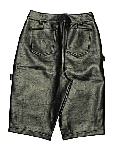 Urban Outfitters Faux Leather Shorts (view 2)