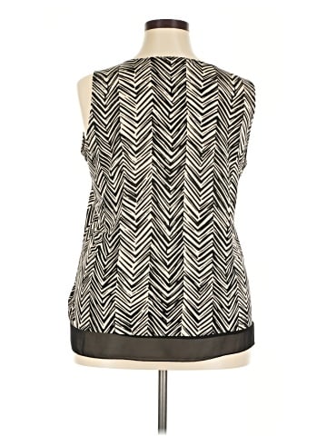 Roz & Ali Sleeveless Blouse (view 2)