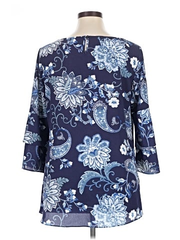 New Directions 3/4 Sleeve Blouse (view 2)