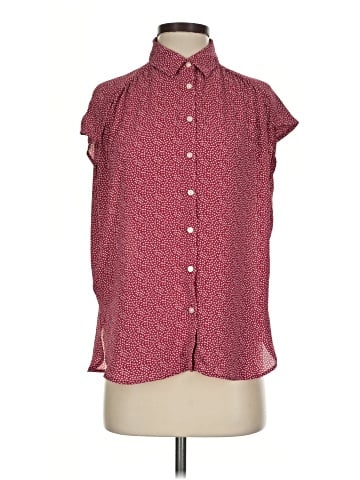Ann Taylor LOFT Short Sleeve Button-Down Shirt (view 1)