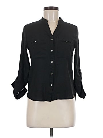 Chocolate 3/4 Sleeve Blouse (view 1)