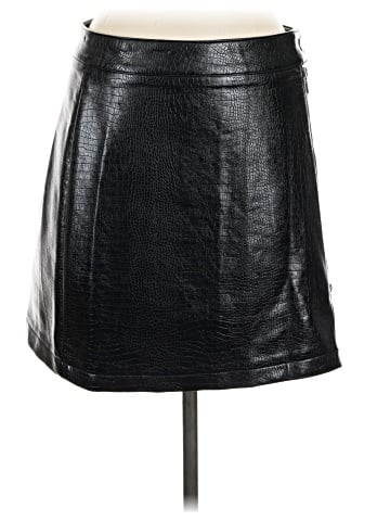 Topshop Faux Leather Skirt (view 1)