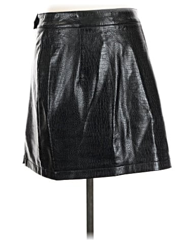 Topshop Faux Leather Skirt (view 2)