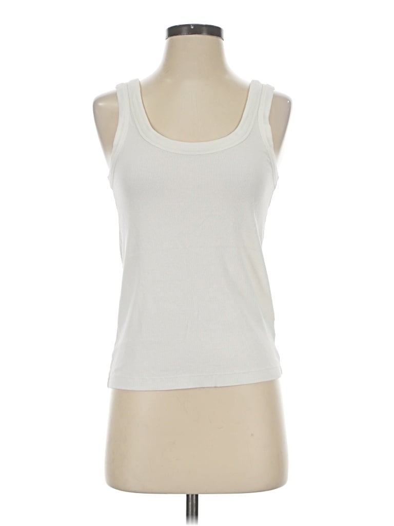 Pre-owned Haven Well Within Tank Top Ivory Strapless Neckline Tops