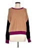 Express Color Block Brown Pullover Sweater Size M - photo 1