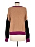 Express Color Block Brown Pullover Sweater Size M - photo 2