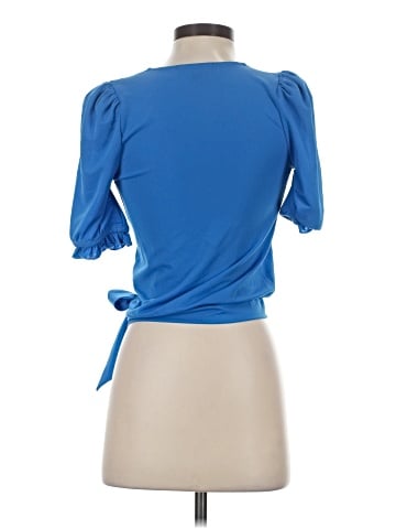 INC International Concepts Short Sleeve Blouse (view 2)