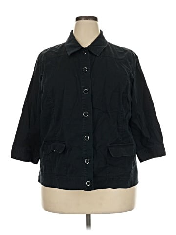 Cj Banks 3/4 Sleeve Button-Down Shirt (view 1)