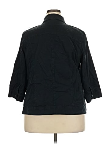 Cj Banks 3/4 Sleeve Button-Down Shirt (view 2)