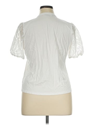 MICHAEL Michael Kors Short Sleeve Blouse (view 2)