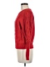 Tahari Solid Red Pullover Sweater Size M - photo 5