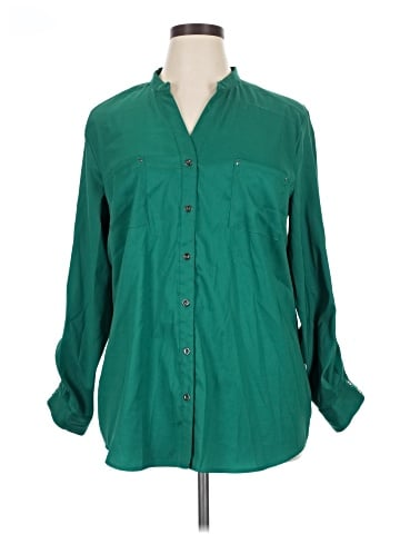 Style&Co Long Sleeve Blouse (view 1)