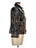 Ruby Rd. Animal Print Gold Jacket Size 10 - photo 4