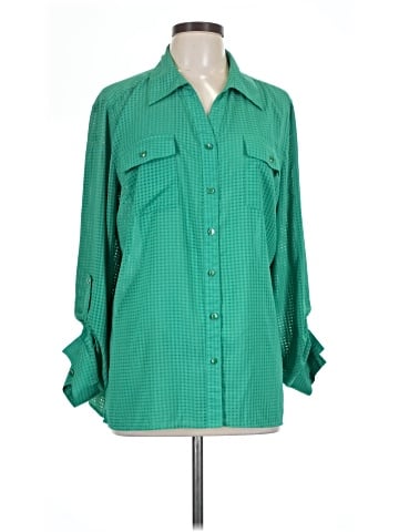 Elementz 3/4 Sleeve Button-Down Shirt (view 1)