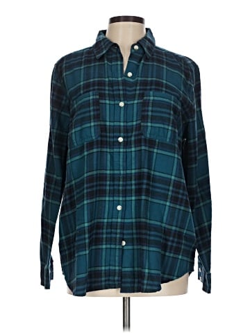 Mossimo Supply Co. Long Sleeve Button-Down Shirt (view 1)