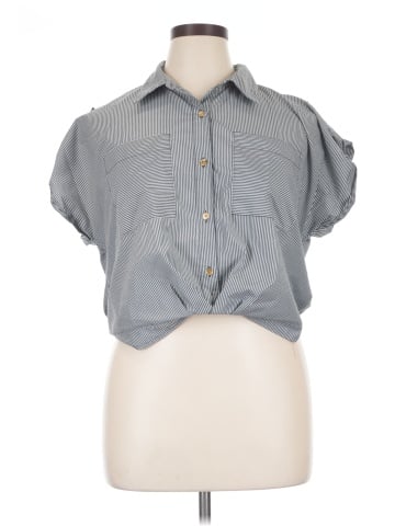 MICHAEL Michael Kors Short Sleeve Button-Down Shirt (view 1)