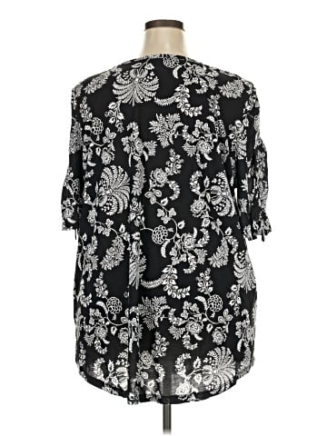 Roaman's 3/4 Sleeve T-Shirt (view 2)