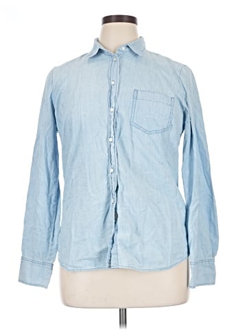 J.Crew Factory Store Long Sleeve Button-Down Shirt (view 1)
